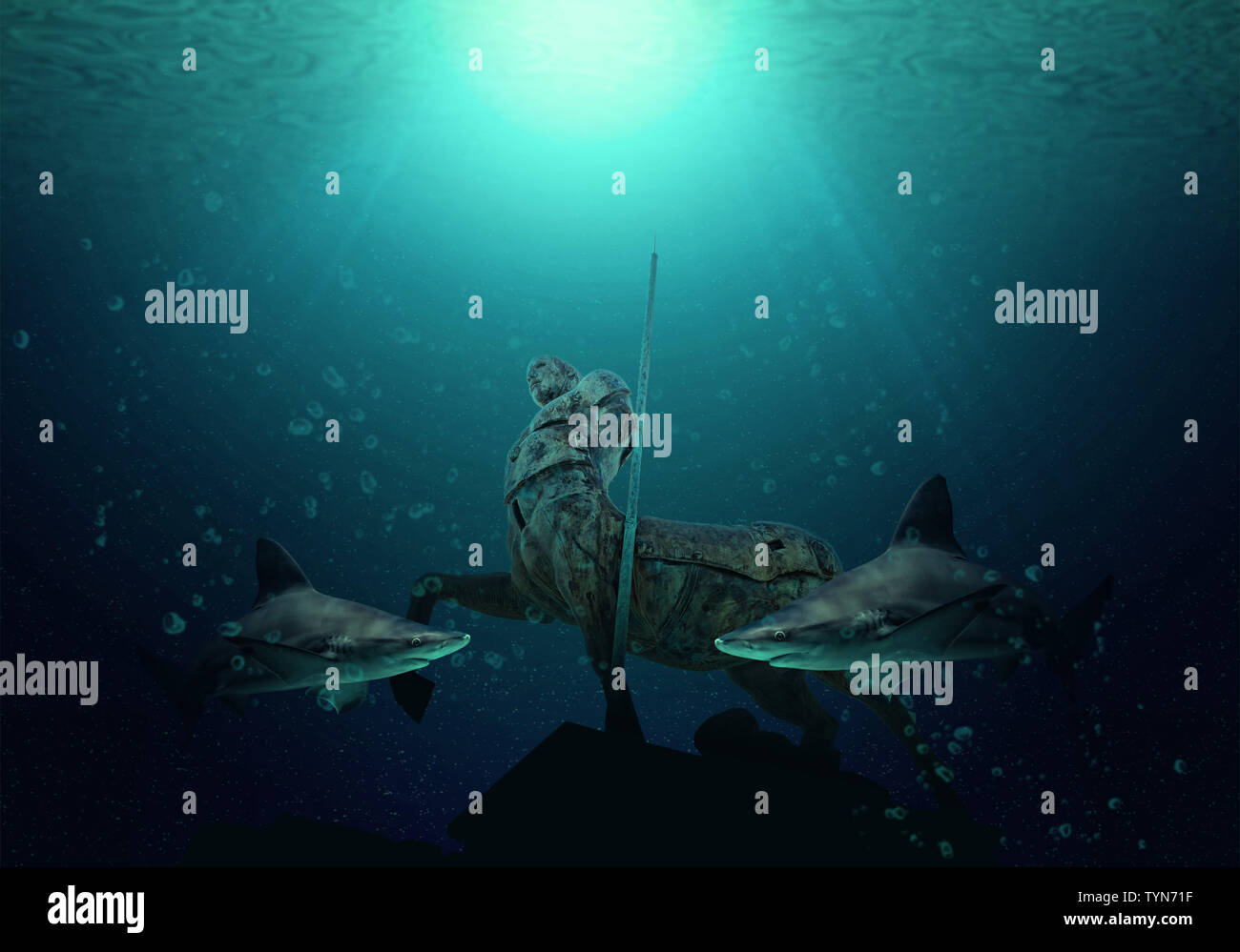 Sunken statue underwater hires stock photography and images Alamy