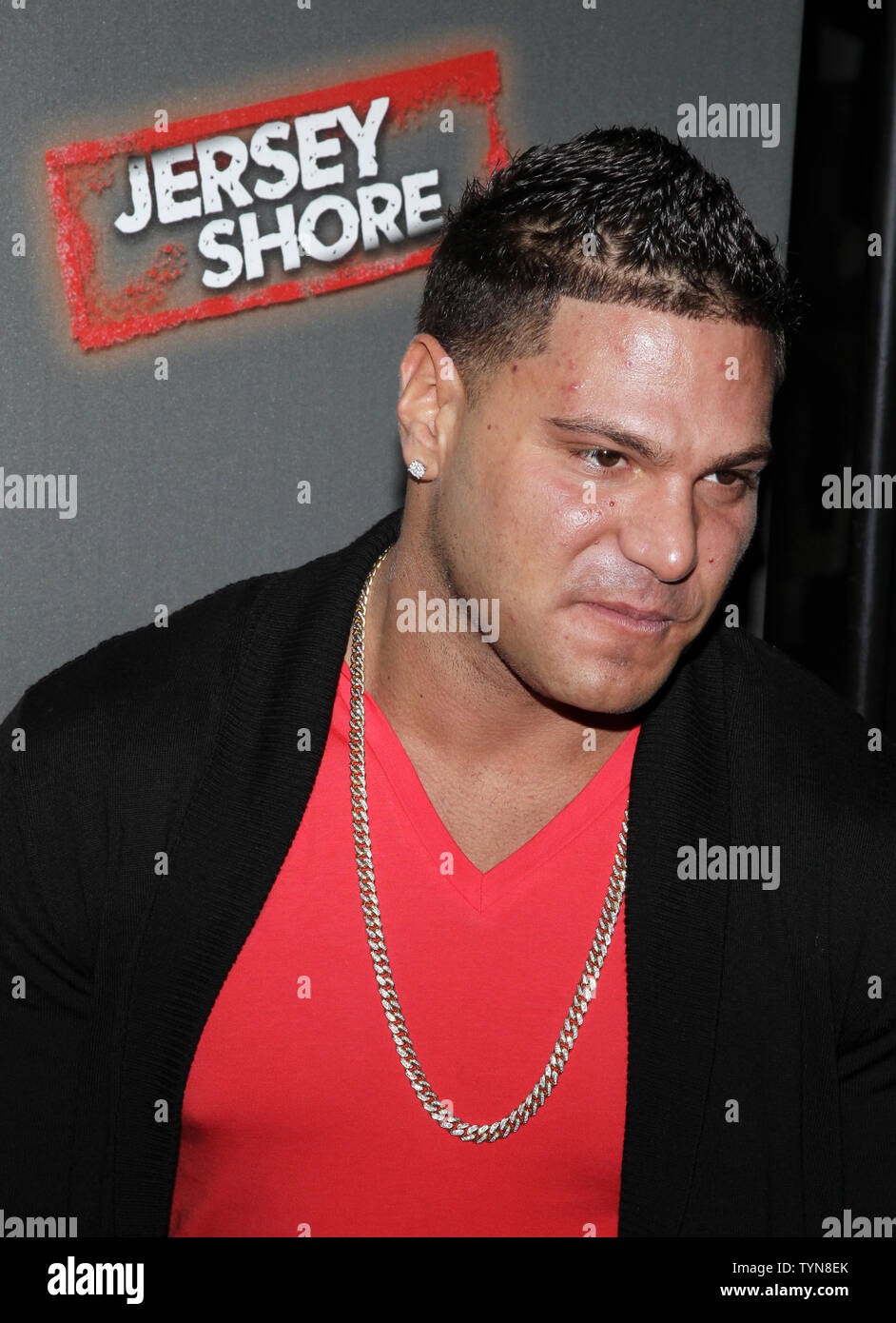 Ronnie OrtizMagro arrives on the red carpet for the 'Jersey Shore' Final Season Premiere at
