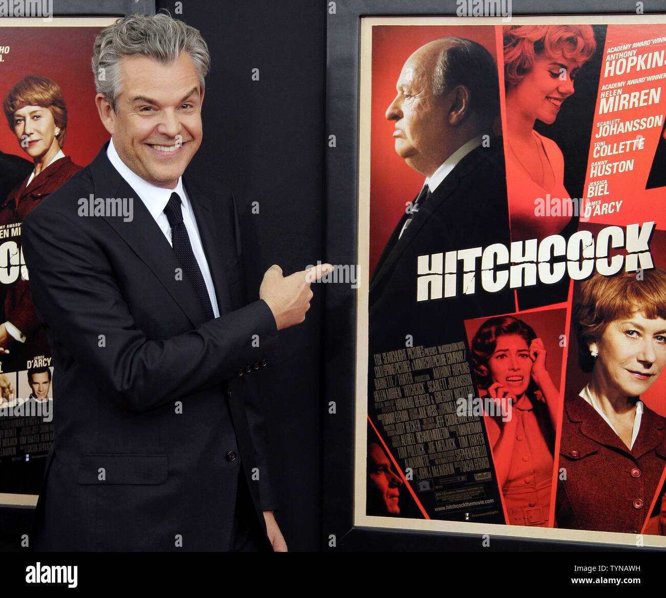 Danny Huston arrives on the red carpet for the premiere of Hitchcock at
