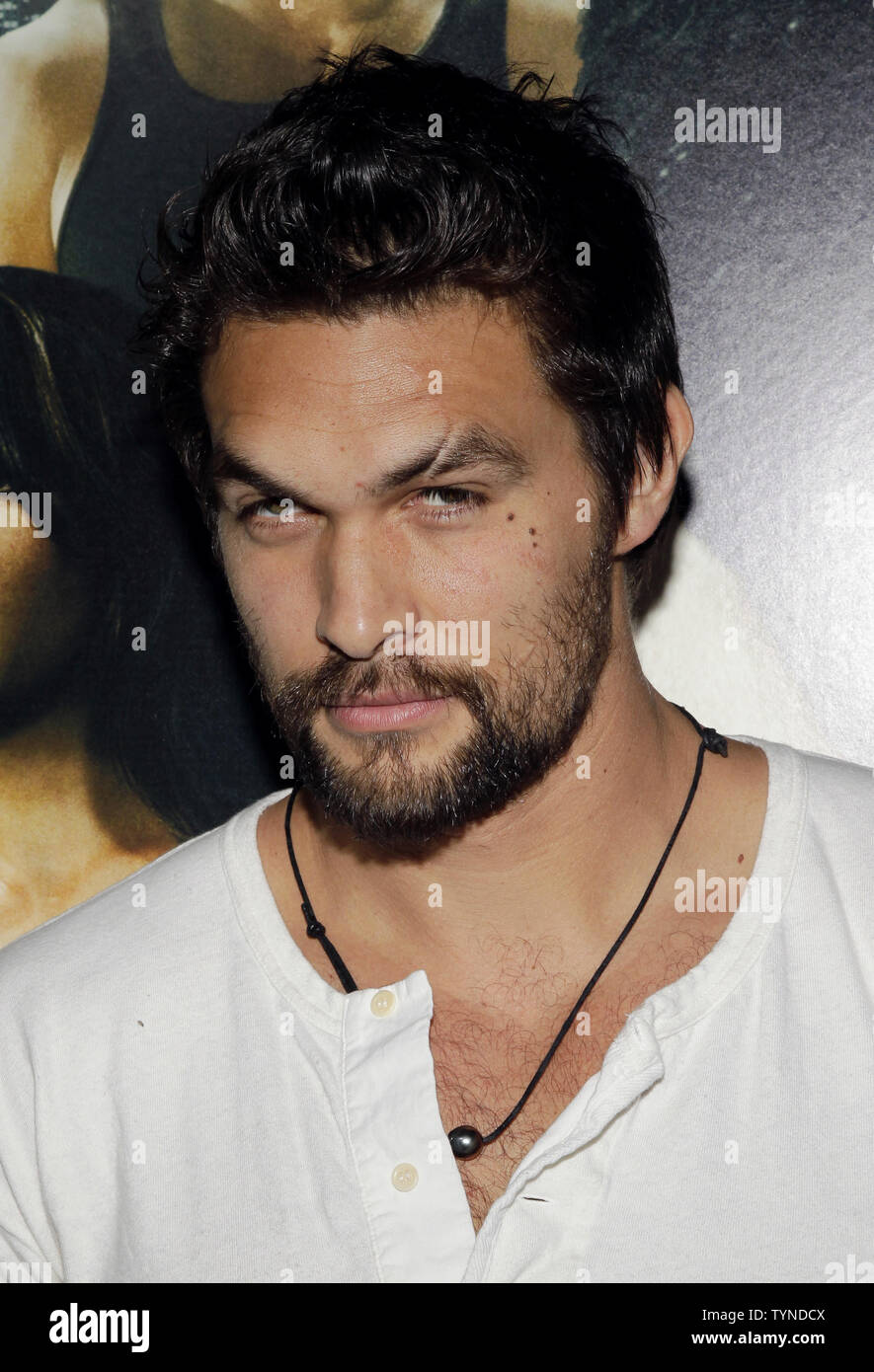 Jason Momoa Arrives On The Red Carpet At The Bullet To The Head Premiere At Amc Lincoln Square In New York City On January 29 13 Upi John Angelillo Stock Photo Alamy