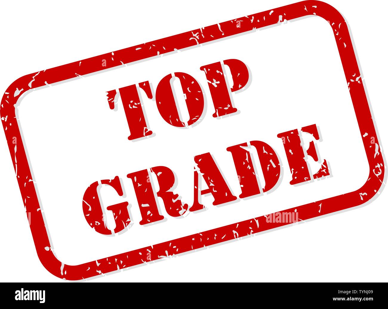 Top grade red rubber stamp vector isolated Stock Vector Image & Art Alamy