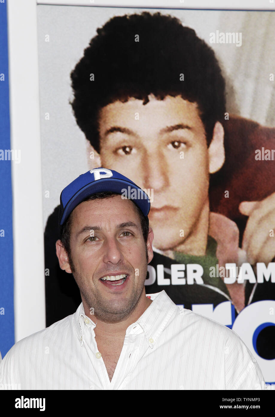 Adam Sandler arrives on the red carpet at a special New York screening of 'Grown Ups 2' at AMC Loews Lincoln Square in New York City on July 10, 2013.    UPI/John Angelillo Stock Photo