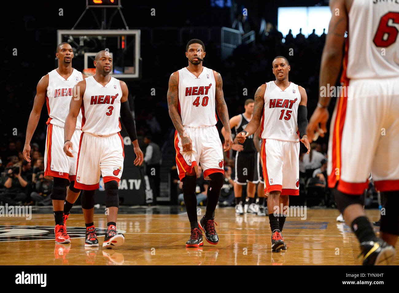 November 1, 2014: Miami Heat guard Mario Chalmers (15) looks on