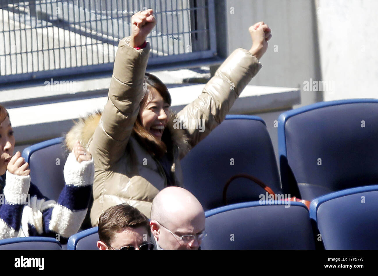 Mai Satoda, wife of New York Yankees starting pitcher Masahiro Tanaka