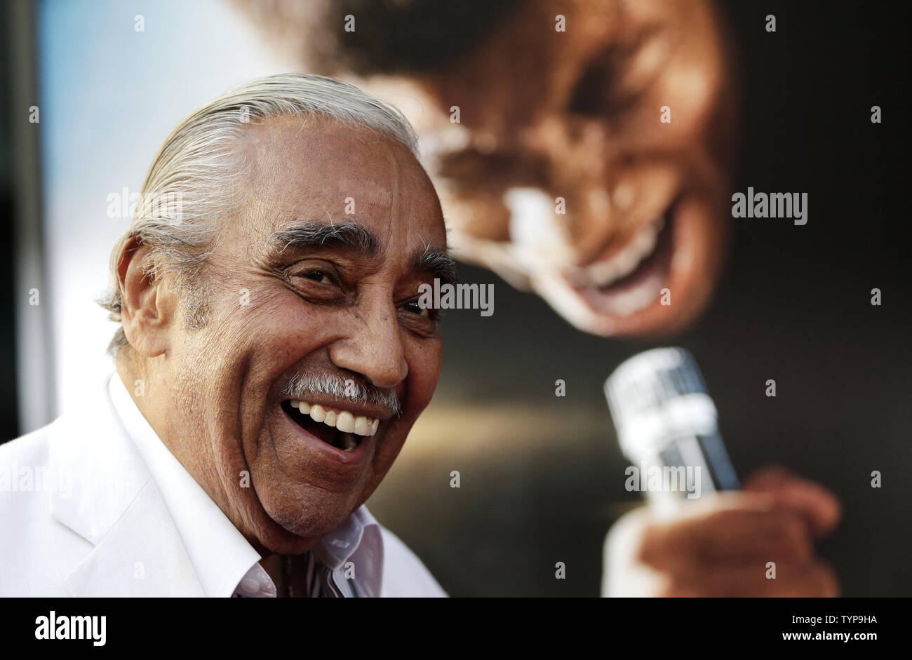 Charles Rangel arrives on the red carpet at the world premiere of 'Get ...
