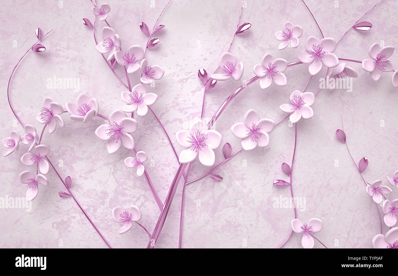 cool 3d wallpaper pink