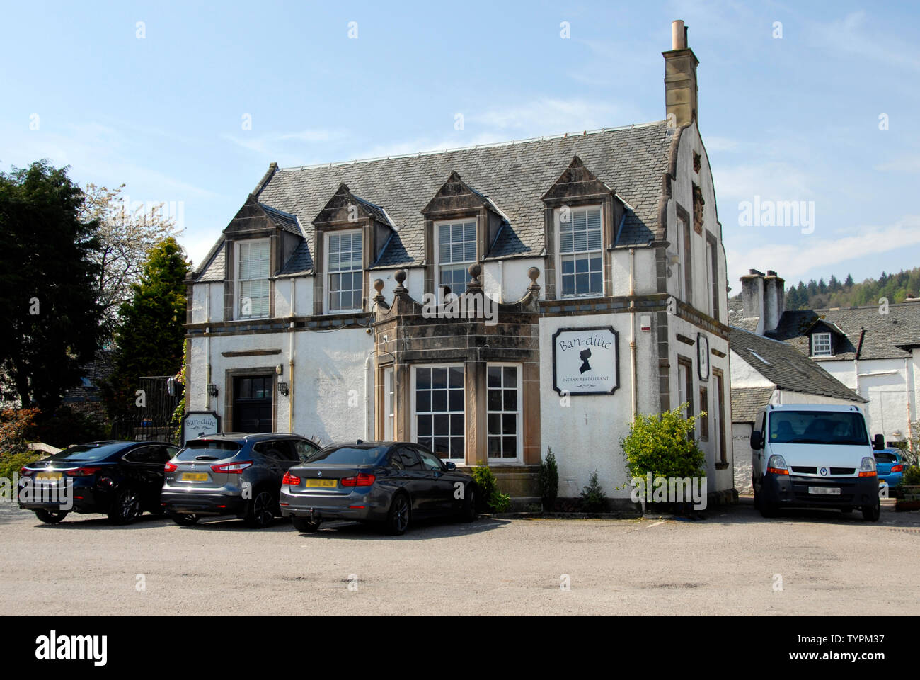 Ban-diuc Indian restaurant, Inveraray, Scotland Stock Photo