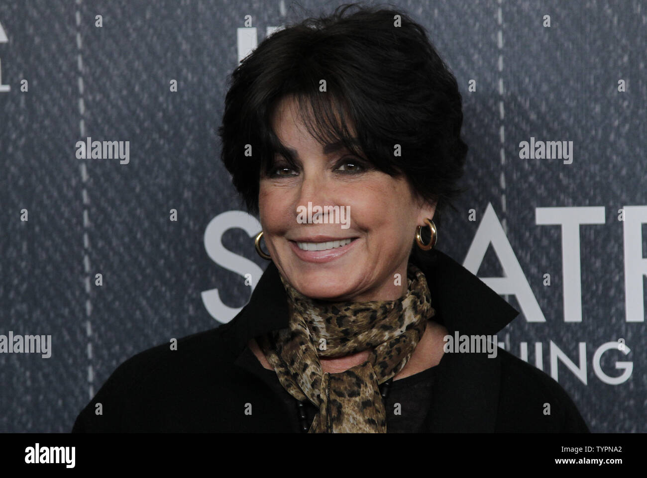 Tina Sinatra arrives on the red carpet when HBO Presents the New York Premiere of 'Sinatra All or Nothing at All' at the Time Warner Center in New York City on March 31, 2015.    Photo by John Angelillo/UPI Stock Photo