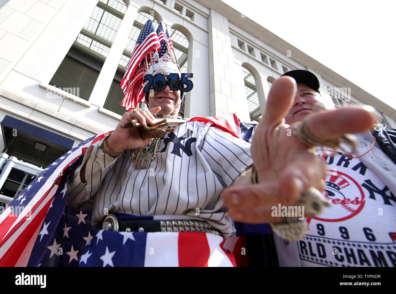 Yankee stadium flags hi-res stock photography and images - Alamy