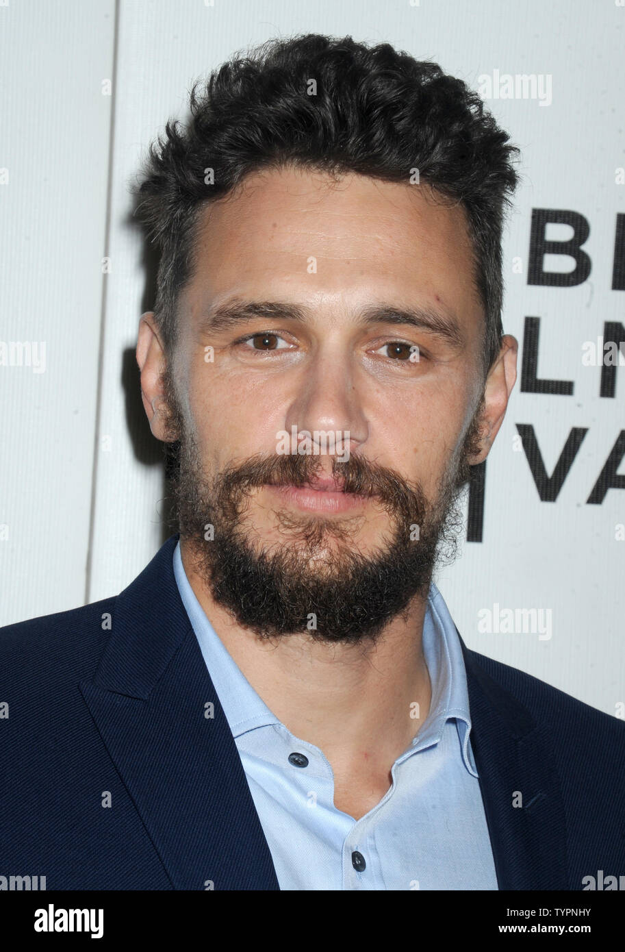 James Franco arrives on the red carpet at the premiere of 'The Adderall