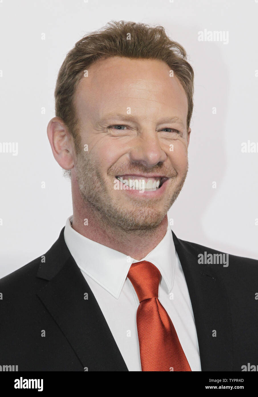 Ian Ziering arrives on the red carpet at the 2015 NBCUniversal Cable