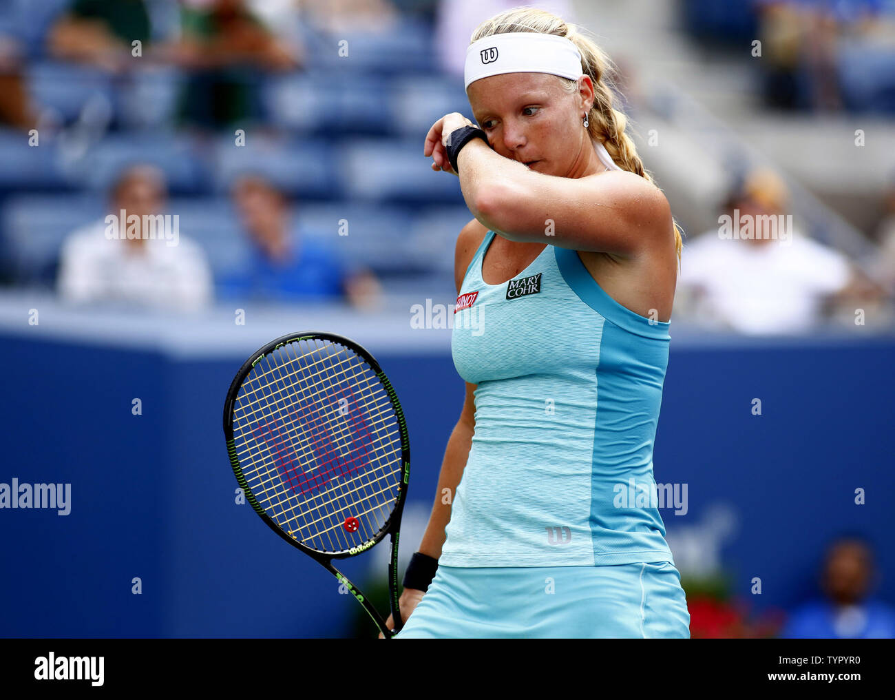 Serena Williams Losing Us Open High Resolution Stock Photography And Images Alamy
