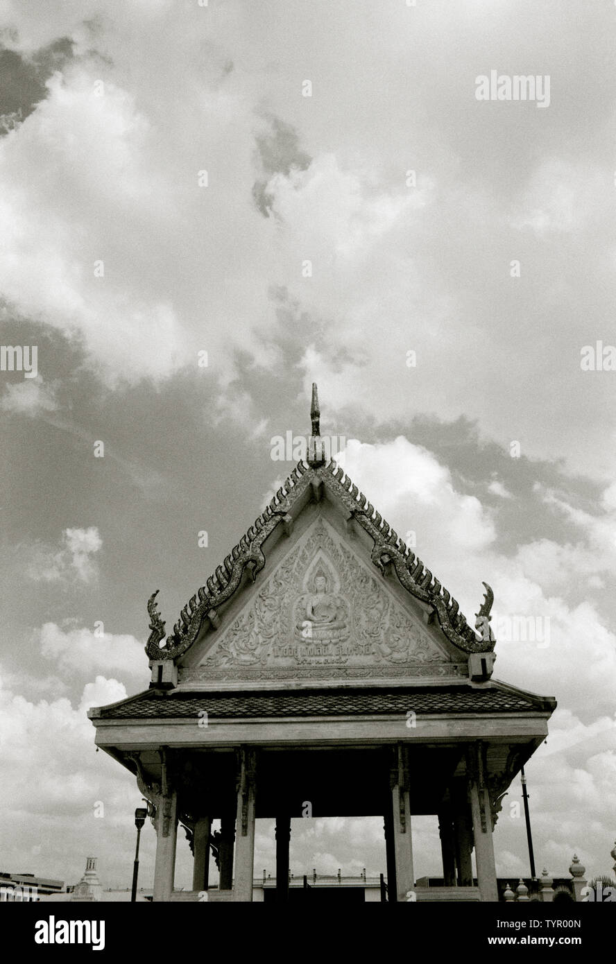 Wat Kanlayanamit in Bangkok in Thailand in Southeast Asia Far East. Stock Photo