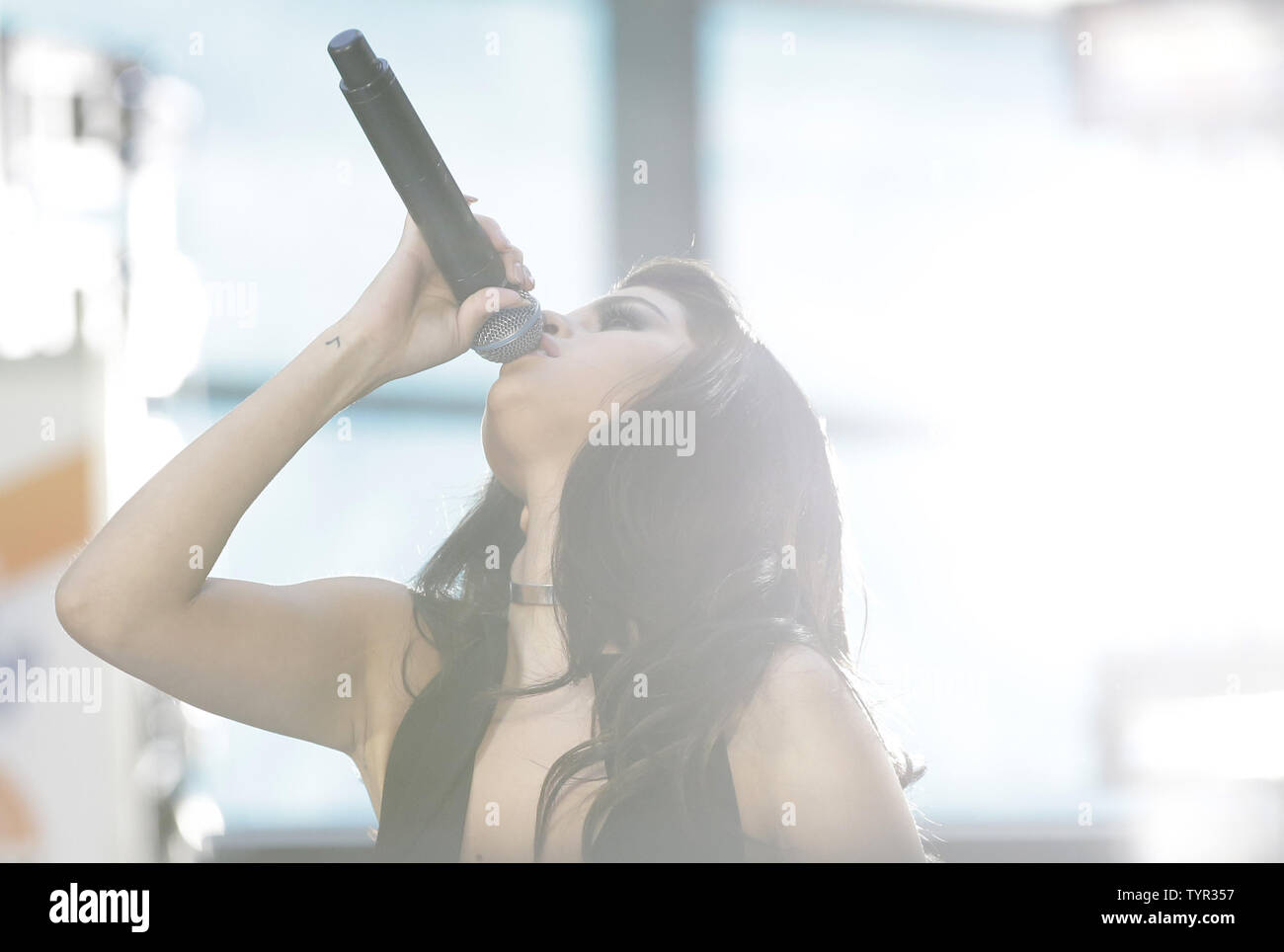 Selena Gomez performs on the NBC Today Show at Rockefeller Center in
