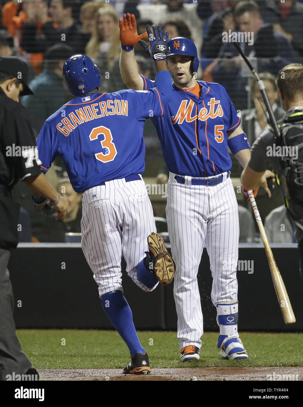 Wright, Granderson homer as Mets beat Royals in Game 3