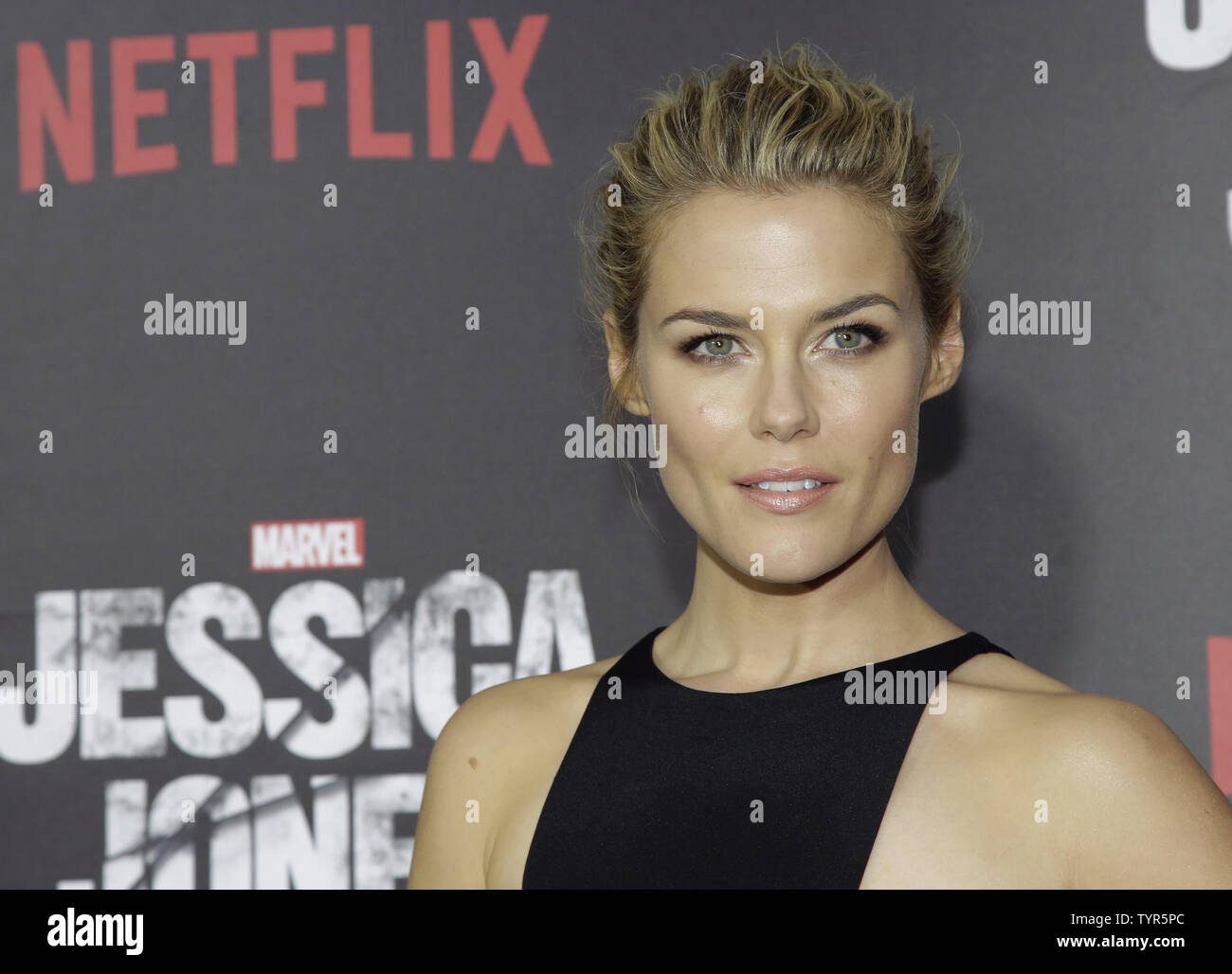 Rachael Taylor arrives on the red carpet at the Netflix premiere of new original series Marvel's Jessica Jones at the Regal E-Walk on November 17, 2015 in New York City.      Photo by John Angelillo/UPI Stock Photo