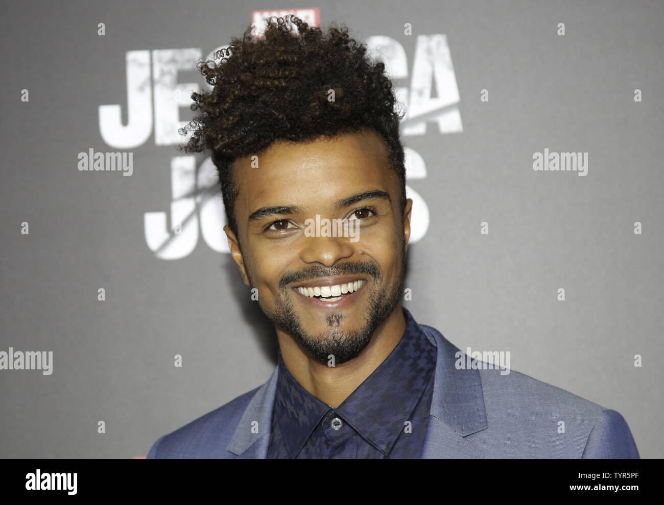 Eka Darville arrives on the red carpet at the Netflix premiere of new original series Marvel's Jessica Jones at the Regal E-Walk on November 17, 2015 in New York City.      Photo by John Angelillo/UPI Stock Photo