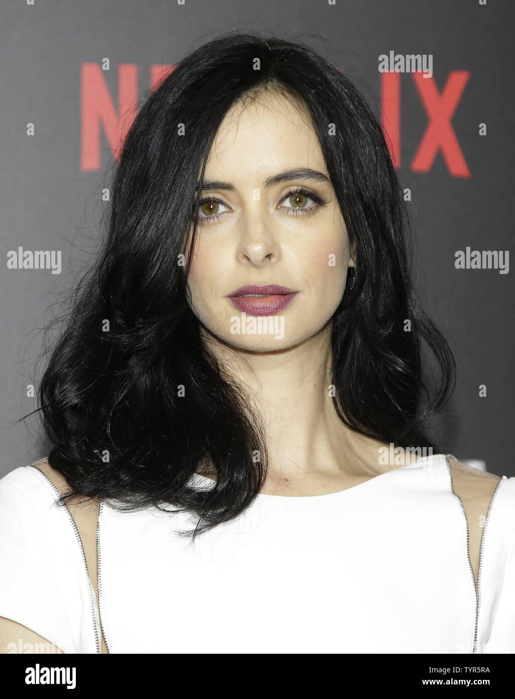 Krysten Ritter arrives on the red carpet at the Netflix premiere of new ...