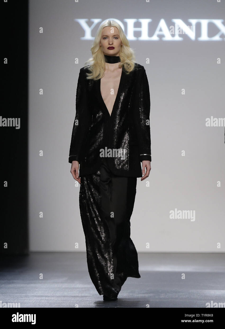 A Model Walks On The Runway At The Concept Korea Fashion Show Fall 16 Collection At Skylight At Moynihan Station During Fall 16 New York Fashion Week On February 12 16 In