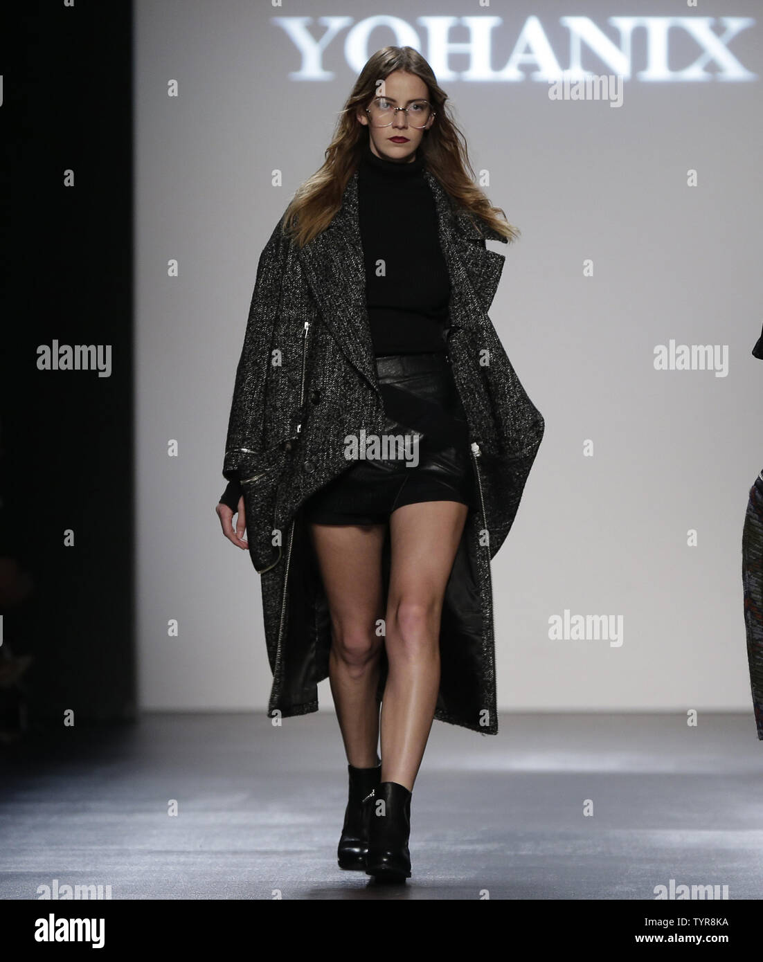 A Model Walks On The Runway At The Concept Korea Fashion Show Fall 16 Collection At Skylight At Moynihan Station During Fall 16 New York Fashion Week On February 12 16 In