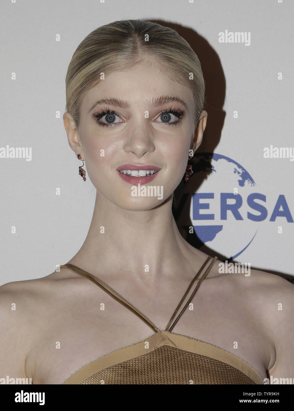 Elena Kampouris arrives on the red carpet at My Big Fat Greek Wedding 2 New York Premiere at AMC Loews Lincoln Square 13 Theater on March 15, 2016 in New York City.    Photo by John Angelillo/UPI Stock Photo