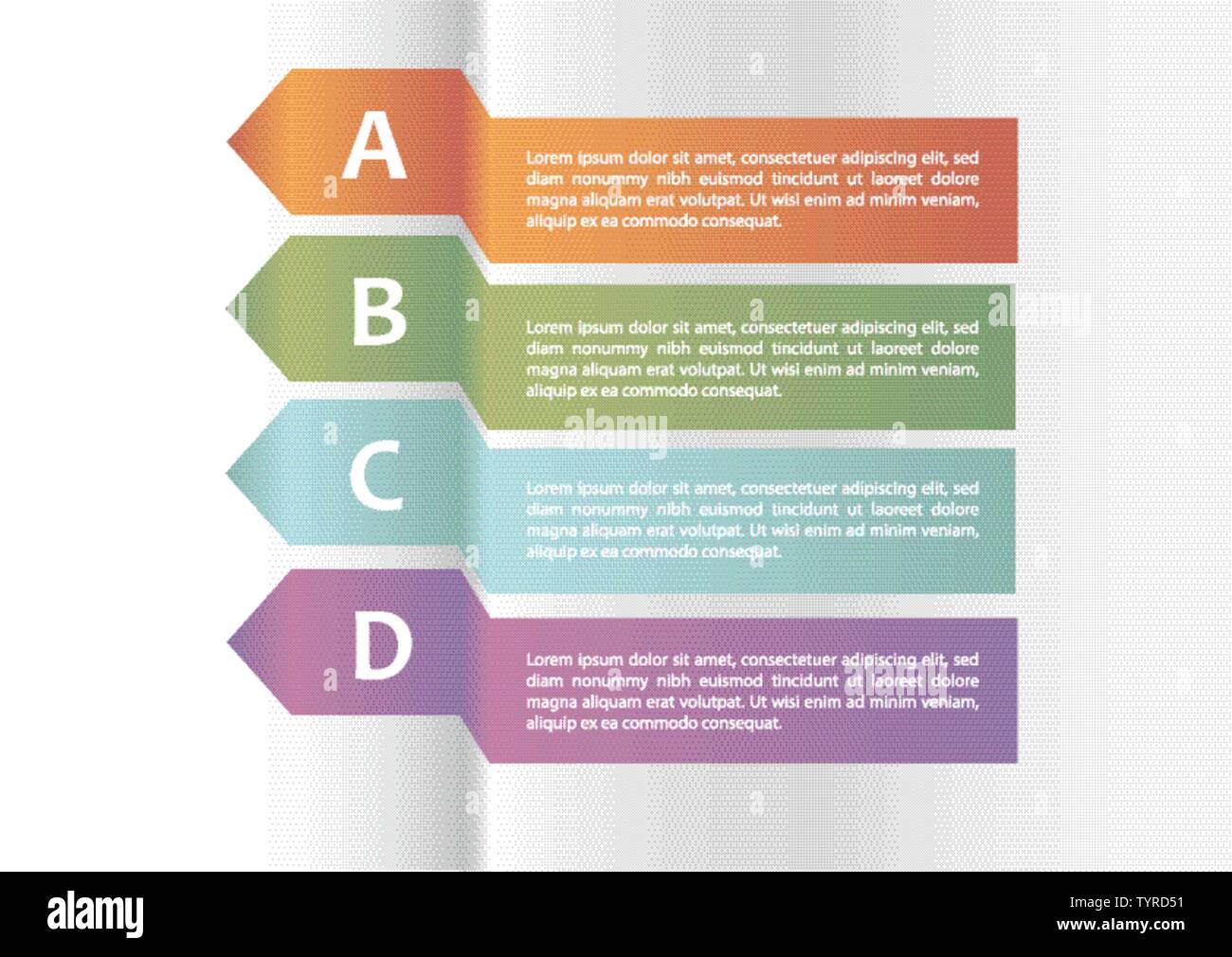 Vector colorful 3d info graphics in pastel colors. Stock Vector