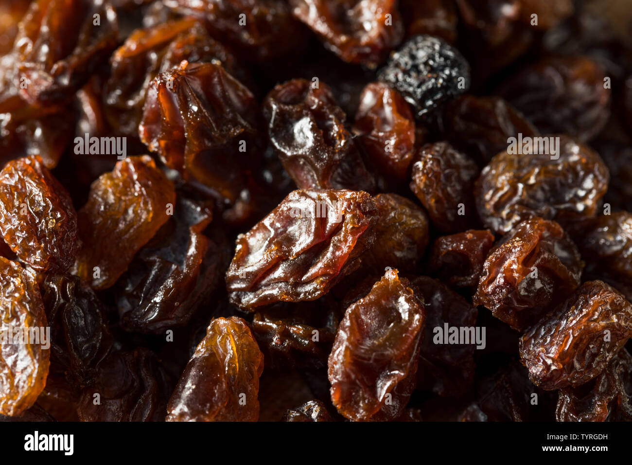 Dried brown raisins in hi-res stock photography and images - Alamy