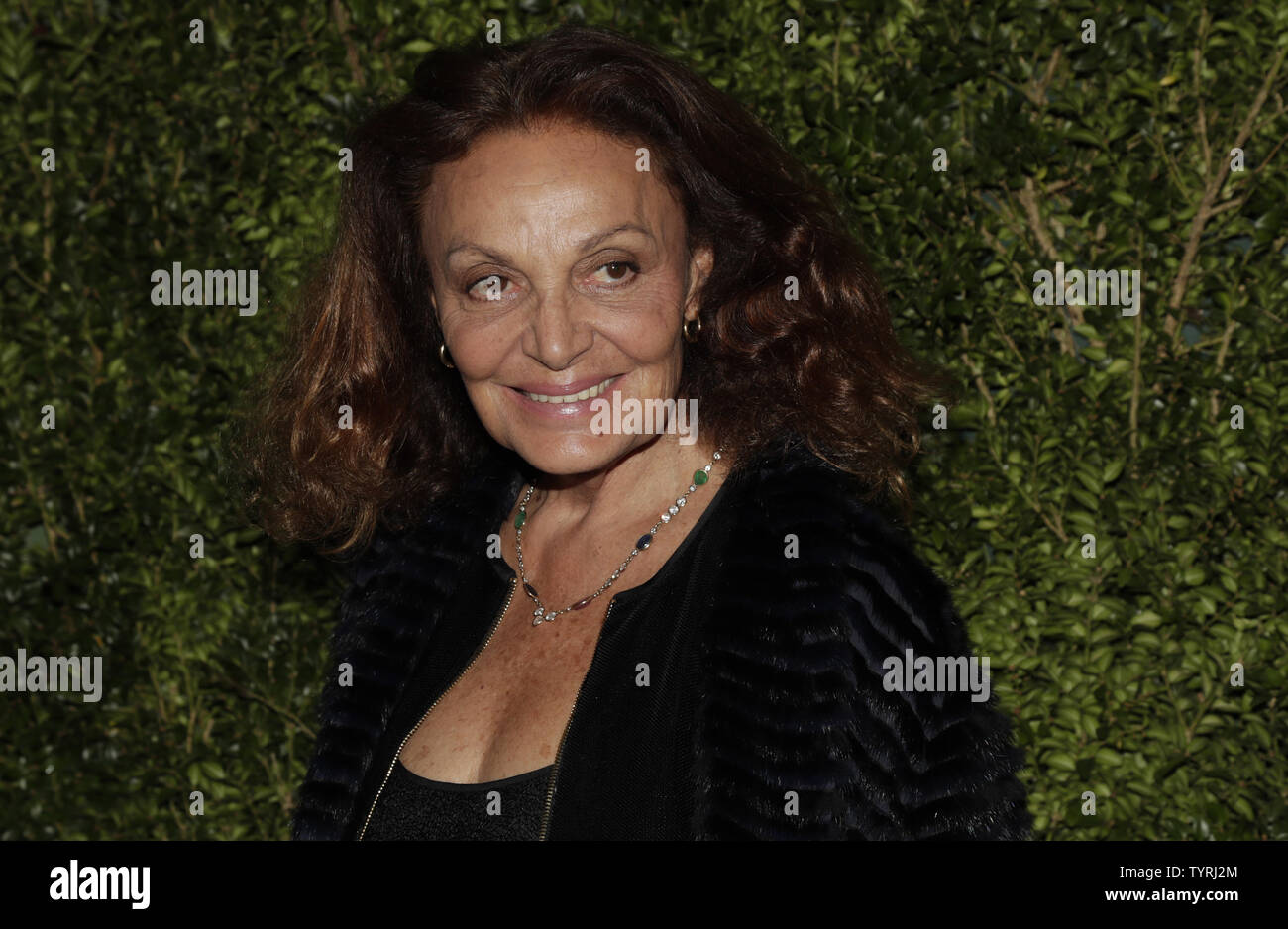 Diane von Furstenberg arrives at the 'Franca: Chaos And Creation' New ...