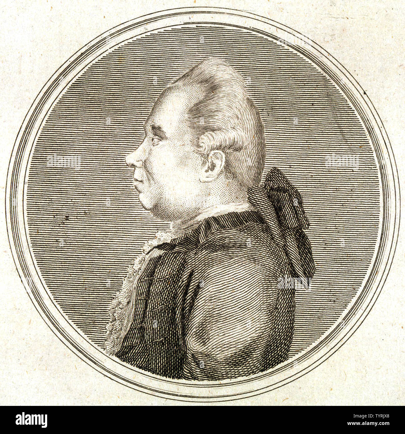 DANIEL SOLANDER (1733-1782) Swedish naturalist Stock Photo