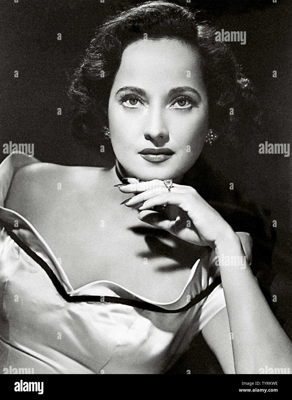 MERLE OBERON (1911-1979) Anglo-Indian film actress Stock Photo