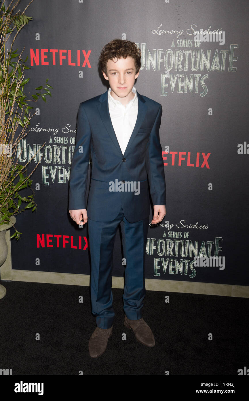 Louis Hynes arrives on the red carpet at the Netflix's premiere of "A