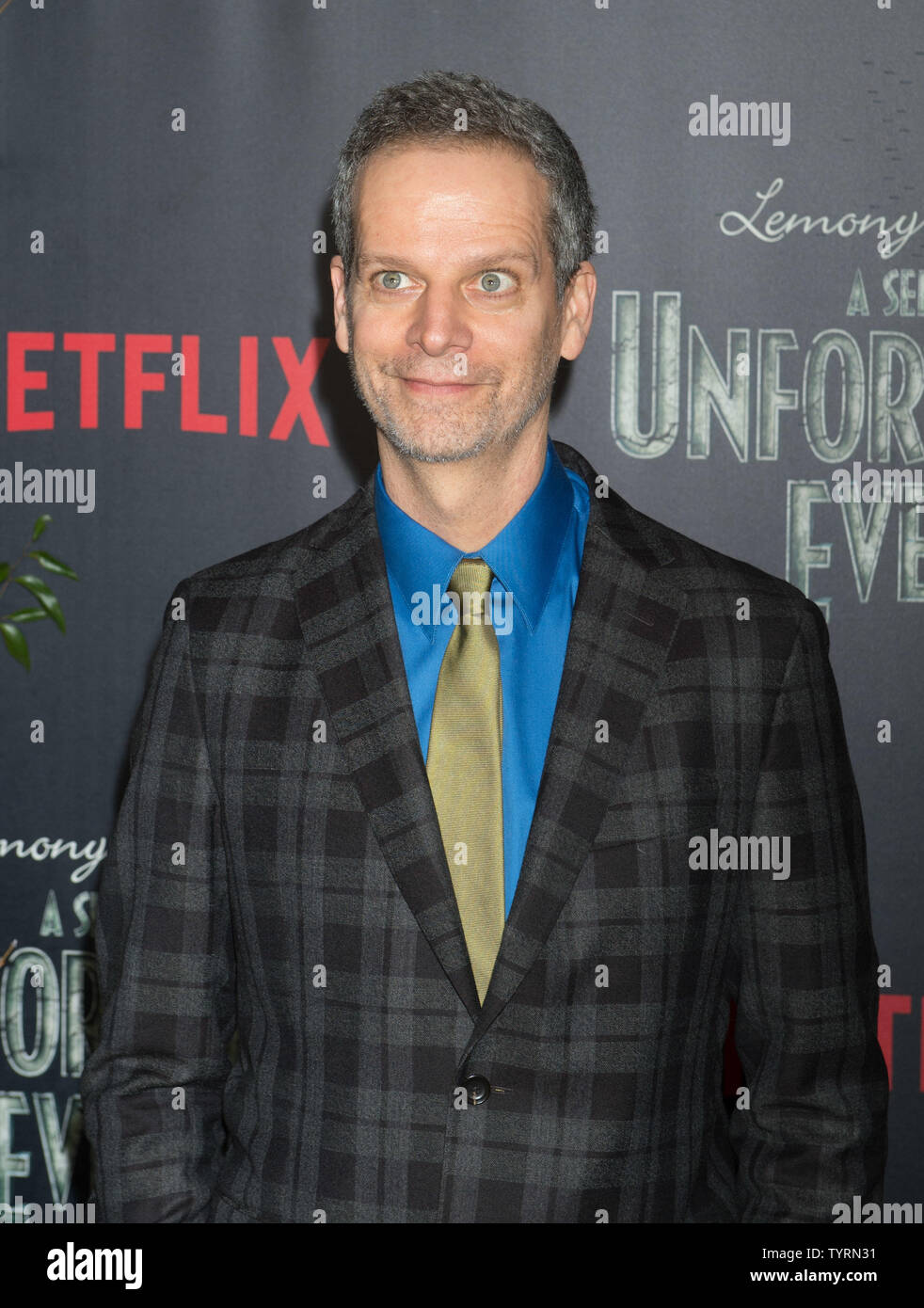 Patrick Breen arrives on the red carpet at the Netflix's premiere of 'A Series of Unfortunate Events' on January 11, 2017 in New York City.     Photo by Bryan R. Smith/UPI Stock Photo