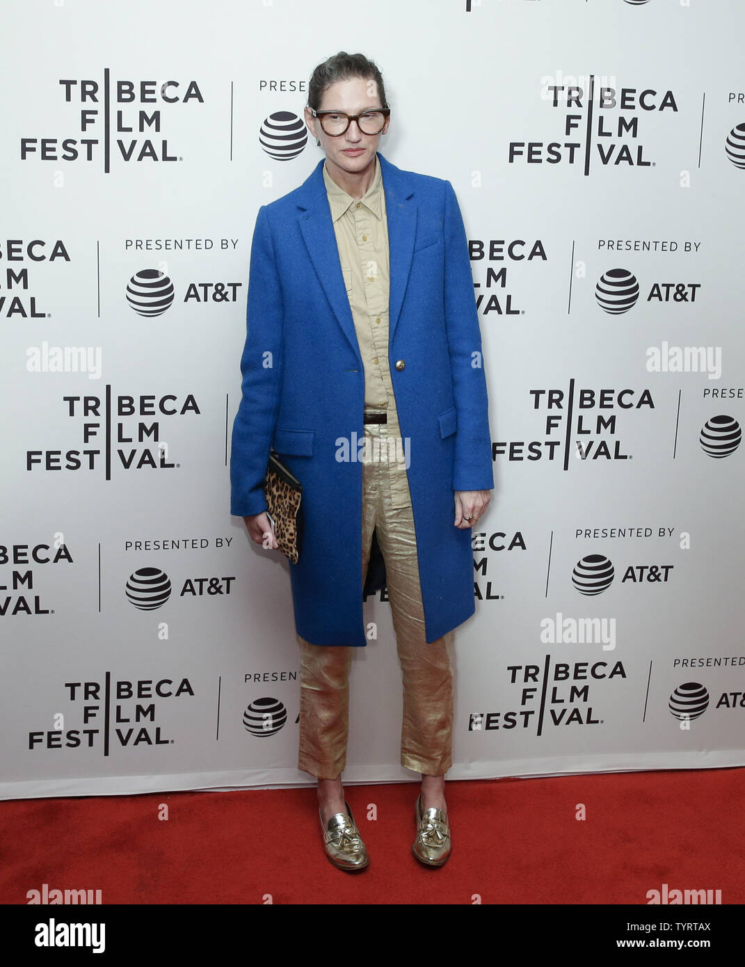 Jenna Lyons arrives on the red carpet at the 'My Art' screening during the 2017 Tribeca Film Festival at Cinepolis Chelsea on April 22, 2017 in New York City.    Photo by John Angelillo/UPI Stock Photo