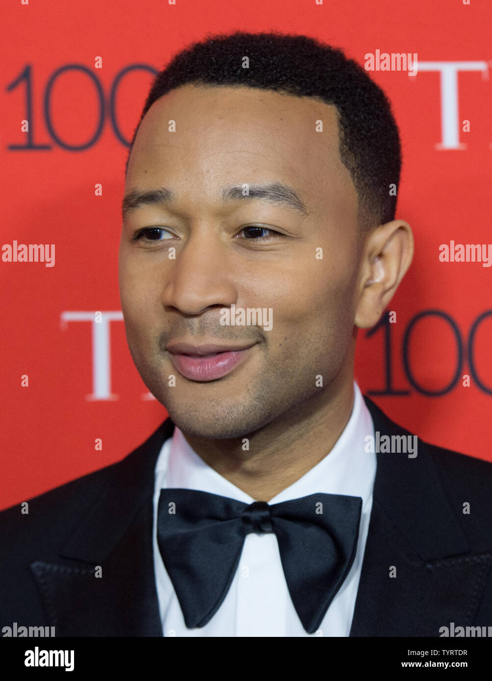John Legend arrives on the red carpet at the TIME 100 Gala at Frederick P. Rose Hall, Home of Jazz at Lincoln Center, in New York City on April 26, 2017. TIME 100 celebrates TIME Magazine's list of the 100 Most Influential People in the World.      Photo by Bryan R. Smith/UPI Stock Photo