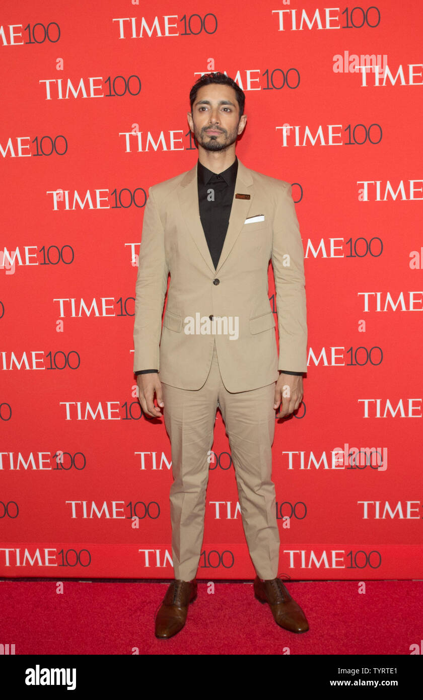 Riz Ahmed arrives on the red carpet at the TIME 100 Gala at Frederick P. Rose Hall, Home of Jazz at Lincoln Center, in New York City on April 26, 2017. TIME 100 celebrates TIME Magazine's list of the 100 Most Influential People in the World.      Photo by Bryan R. Smith/UPI Stock Photo