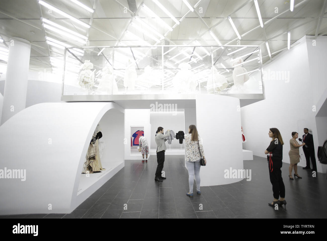 Fashion Is On Display At A Press Preview For For Rei Kawakubo Comme Des Garcons Art Of The In Between At The Metropolitan Museum Hours Before The Met Gala In New York City On