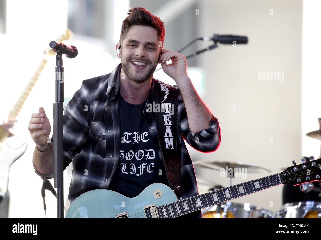Thomas Rhett performs on the NBC Today Show at Rockefeller Center in ...