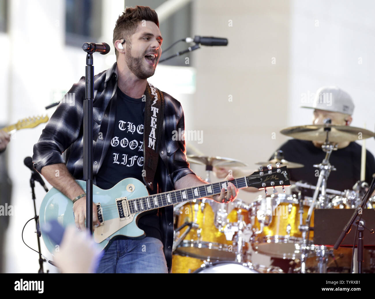Thomas Rhett performs on the NBC Today Show at Rockefeller Center in ...
