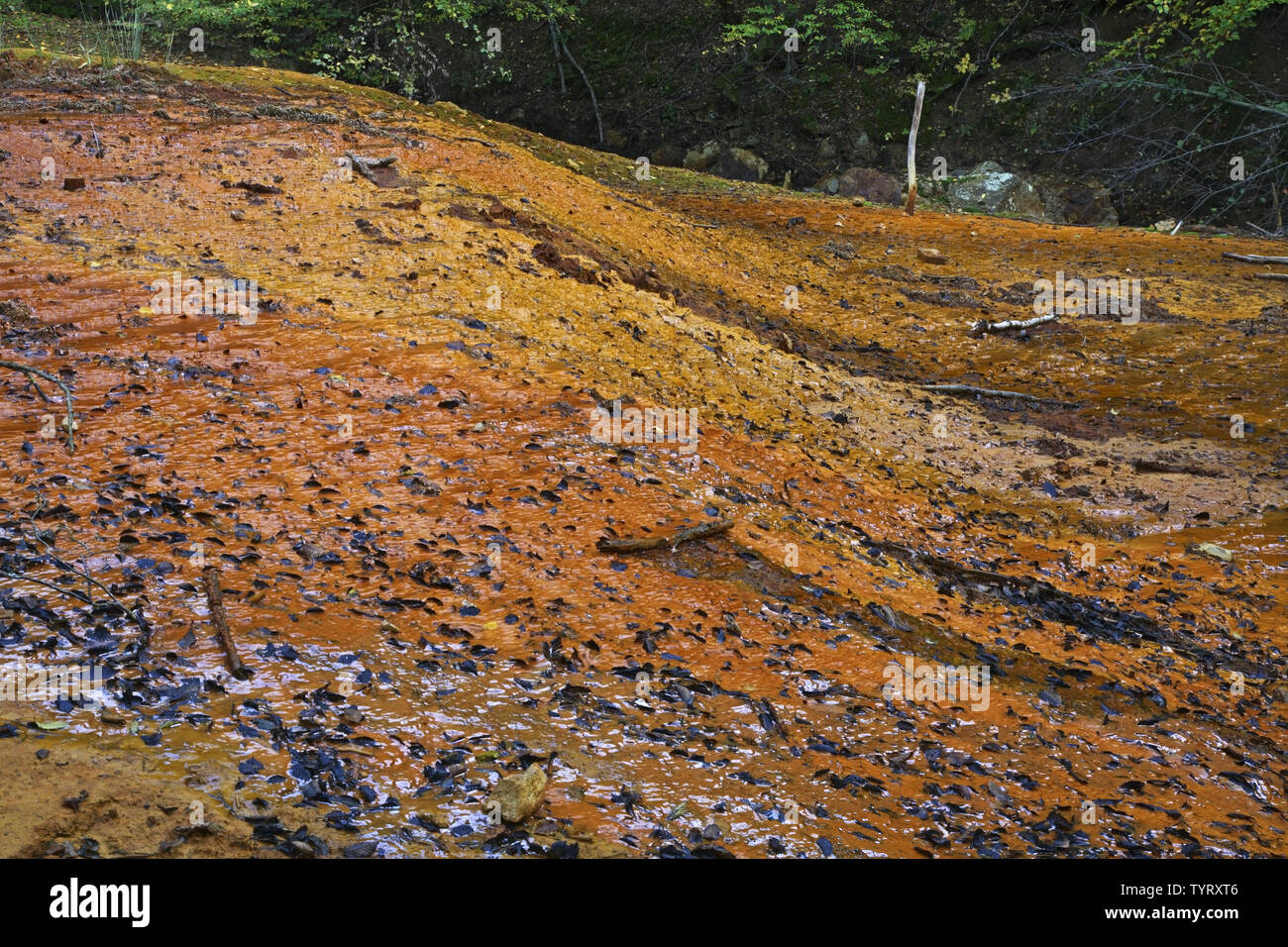 Red well in Town of Devil (Davolja Varos). Serbia Stock Photo