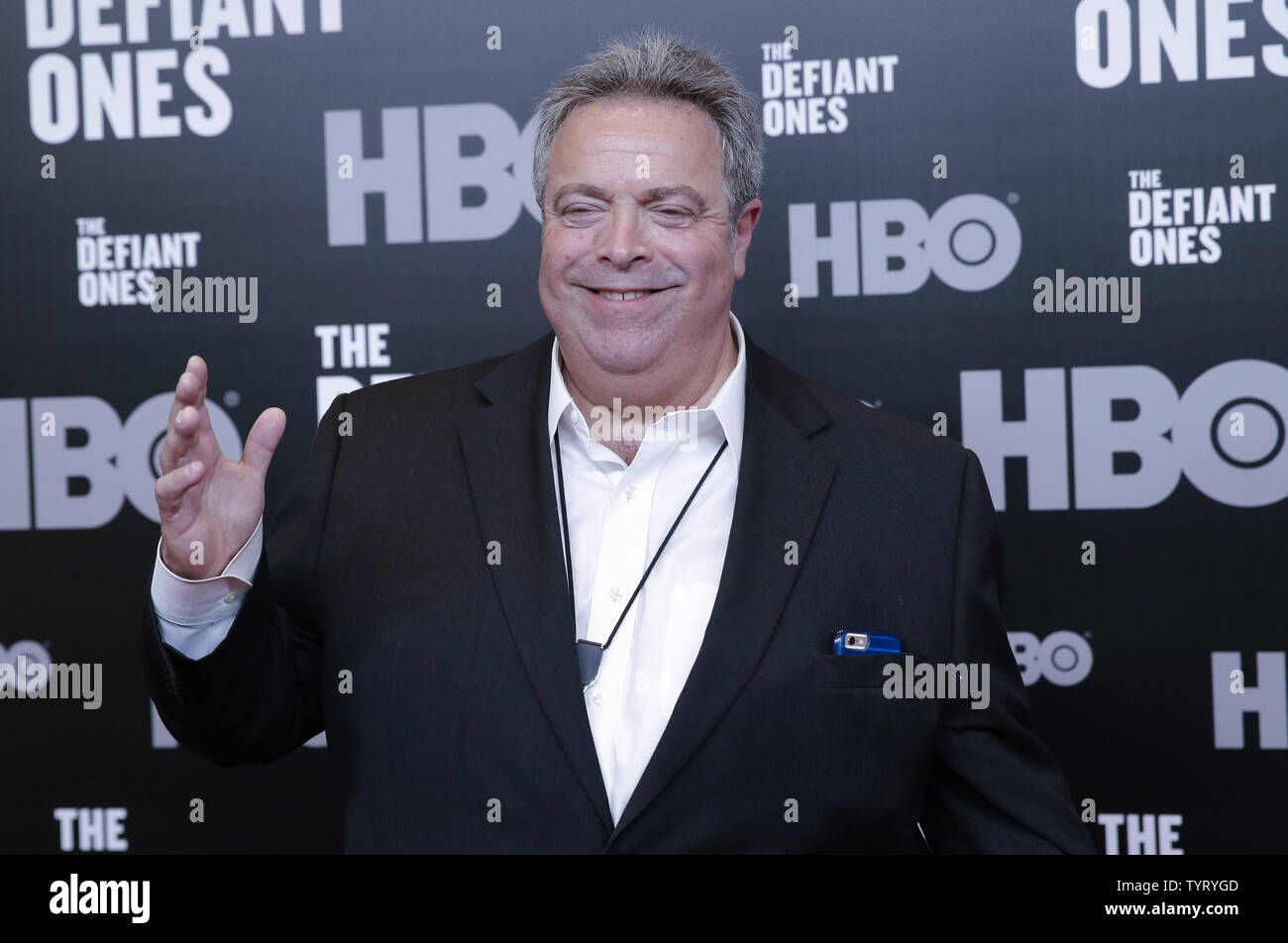Drew Nieporent arrives on the red carpet at &lsquo;The Defiant Ones&rsquo; premiere