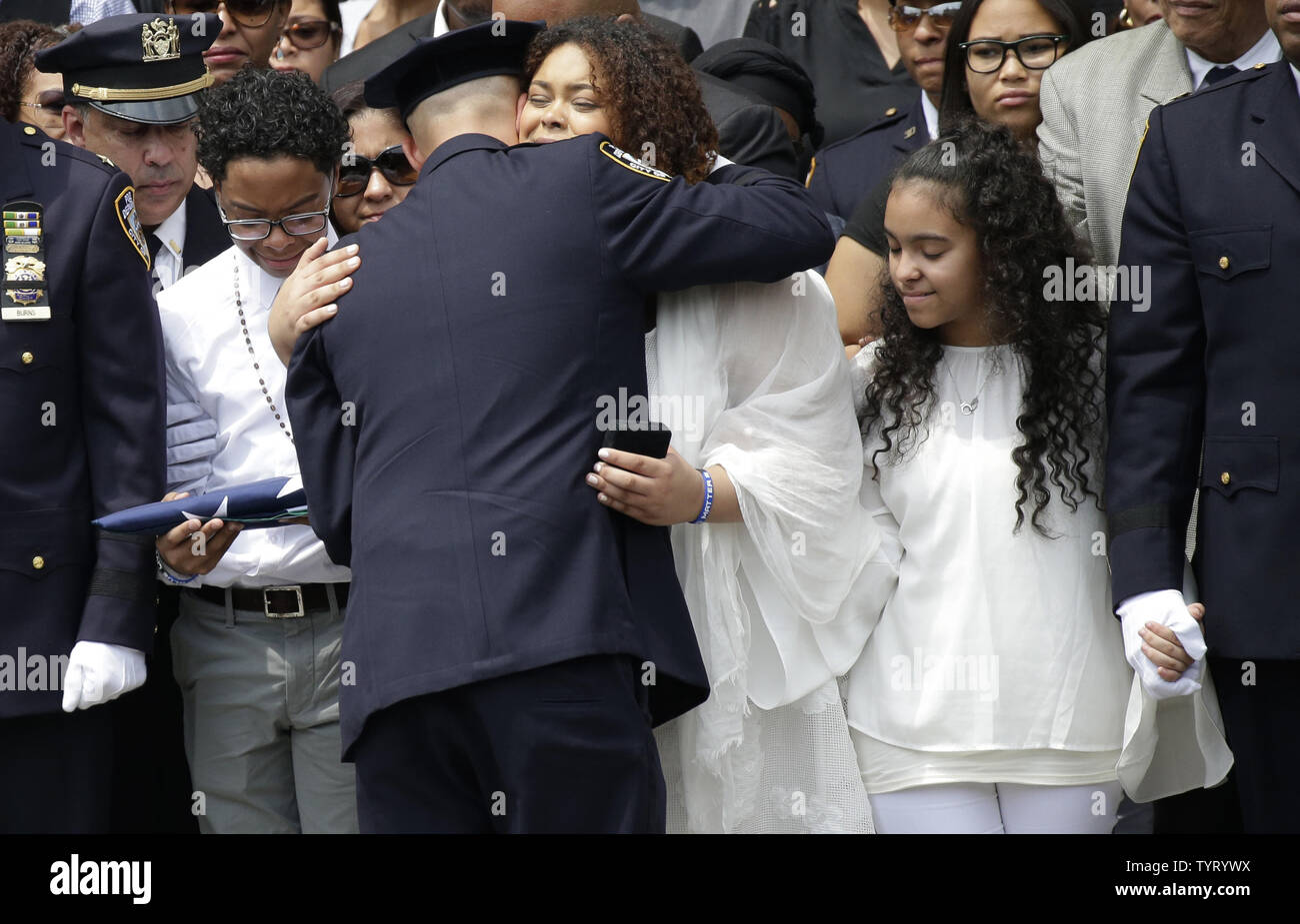 Peter, Genesis and Delilah, children of fallen Police officer Miosotis