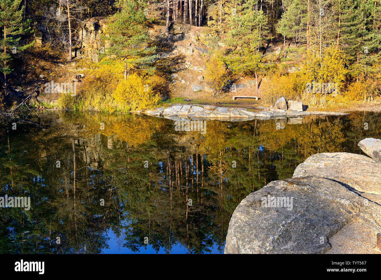 October landscape rocks hi-res stock photography and images - Alamy