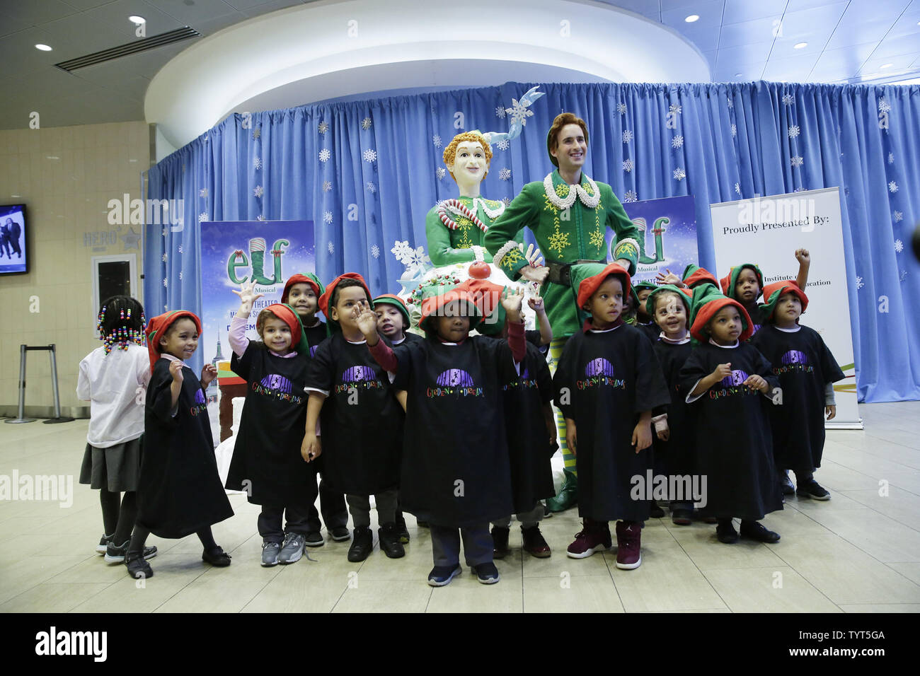 Buddy The Elf And And Children From The Garden Of Dreams