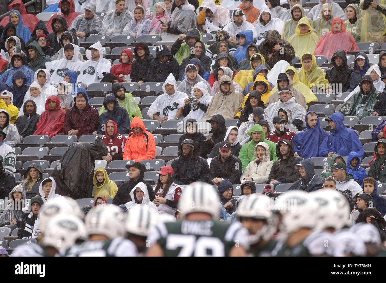 jets rain poncho