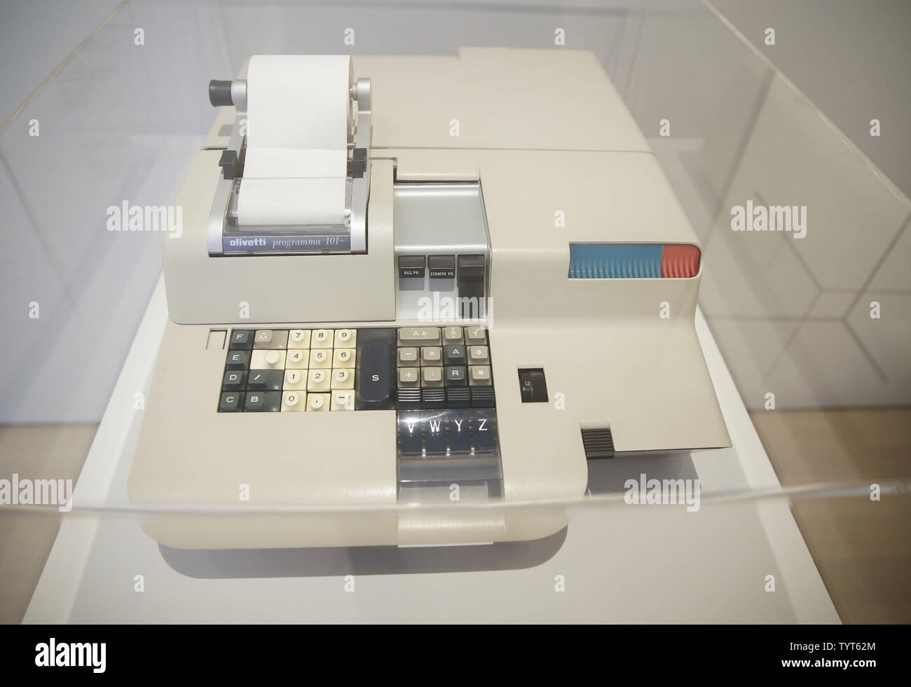 The Olivetti Programma 101 Is On Display At A Press Preview Of