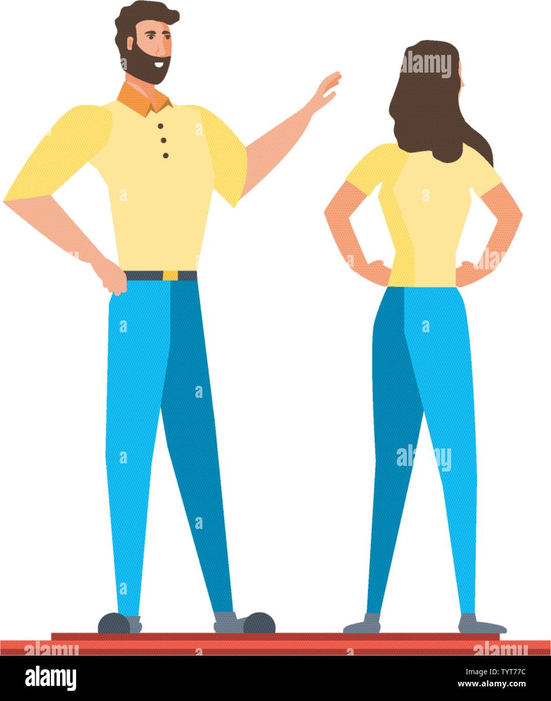 Couple of woman and man cartoon design, Relationship love romance ...