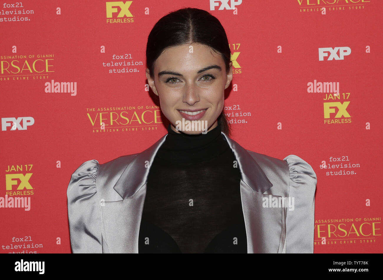 Mariah Strongin arrives on the red carpet at 'The Assassination Of