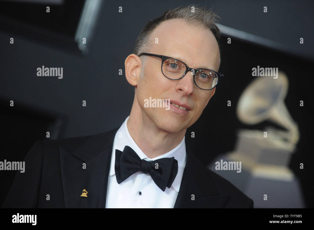 Michael Graves arrives on the red carpet at the 60th Annual Grammy