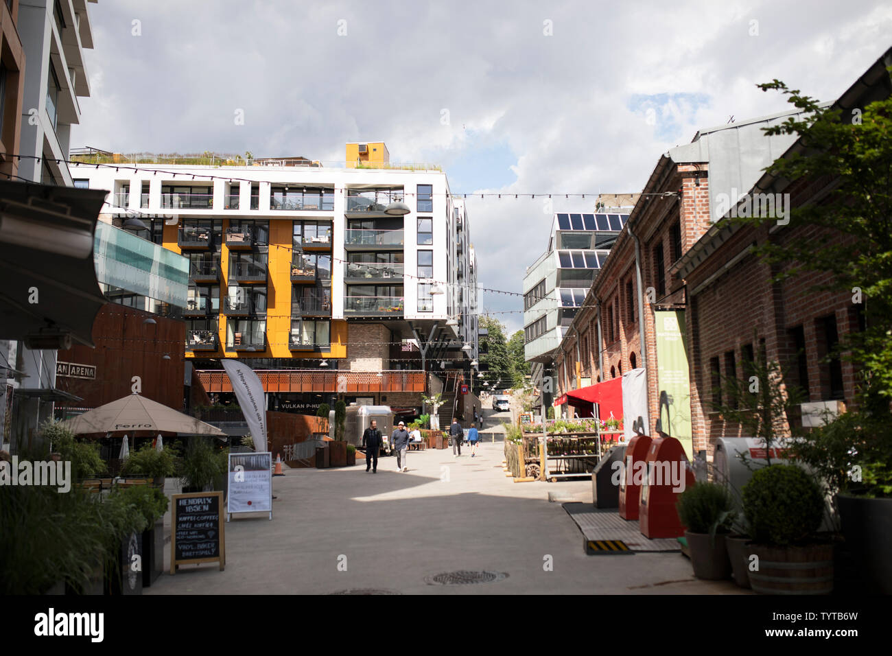 The Vulkan center in Oslo, Norway, a mixeduse former industrial