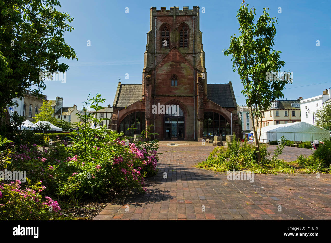 St Nicholas church Whitehaven West Cumbria Stock Photo Alamy